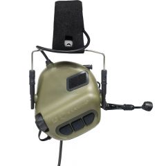 Earmor - M32 Tactical Kommunikations Headset Laubgrün-M32-FG-EU